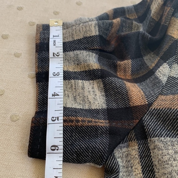 Jessica Howard dress autumn plaid fall fabric short sleeve sz 10 fully lined - Picture 12 of 12